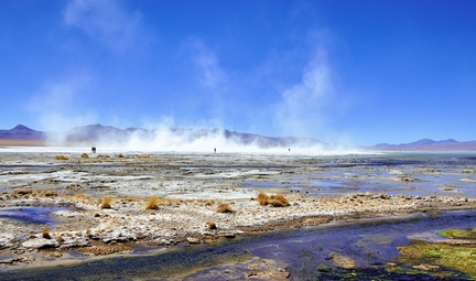Пересыхающее Белое озеро, Боливия