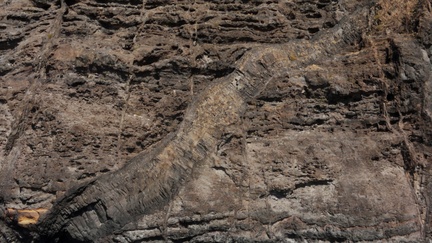 Базальтовая дайка на острове Тенериф